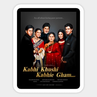 Kabhi Khushi Kabhi Gham-artwork Sticker